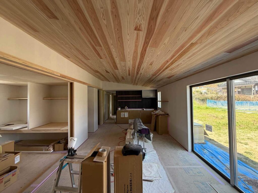 原口想建の施工事例 完成見学会の様子 福岡県筑前町
